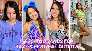 My Go-To Brands for Raves and Festival Outfits