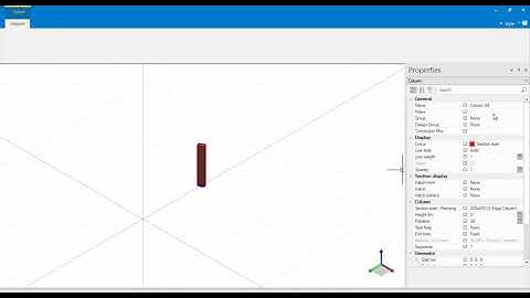 Prokon Sumo - Placing and editing a column