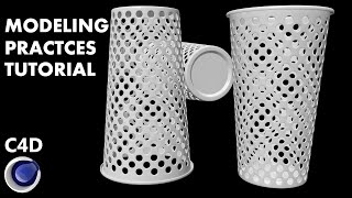 Cinema 4DTutorial  Modeling Practice  Dust Bin