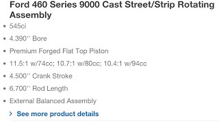 Scat BBF 545 stroker kit what's all included 
