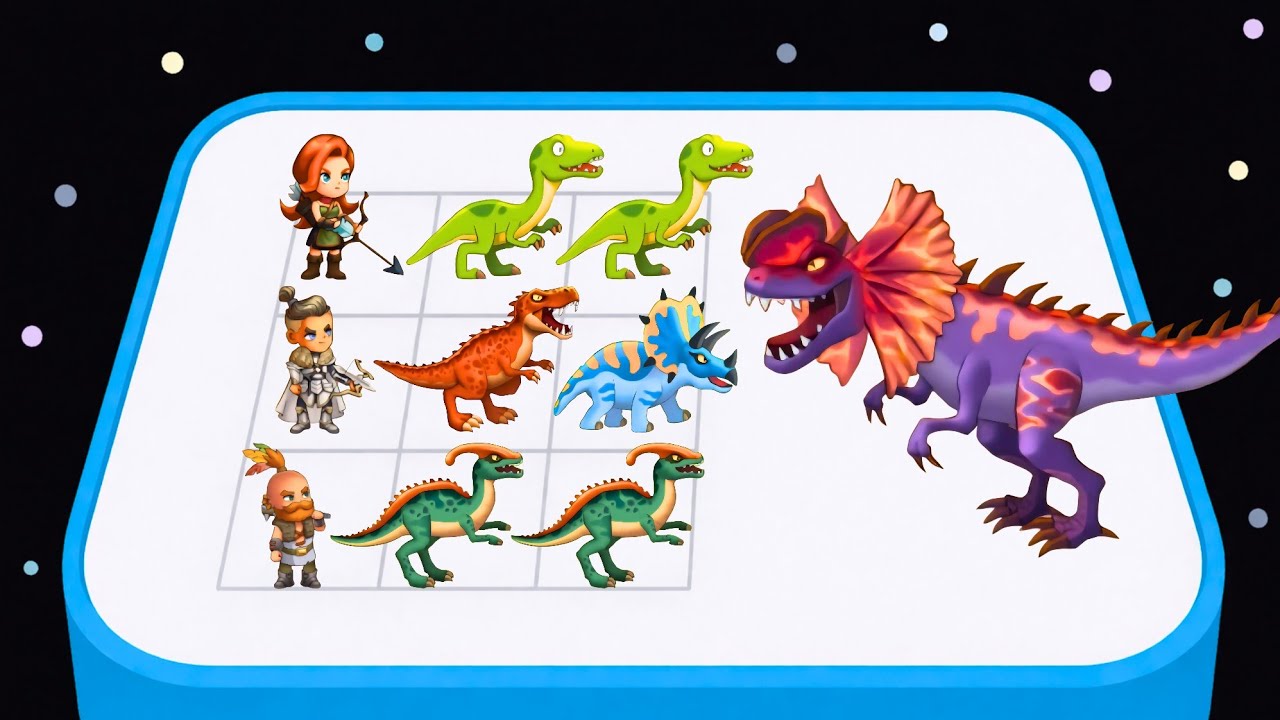 DINOSAURS MERGE MASTER - Merge Dinosaurs Evolution, Android Gameplay