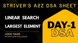 Find Largest Element & Linear Search in Array | Easy Java Tutorial for Beginners