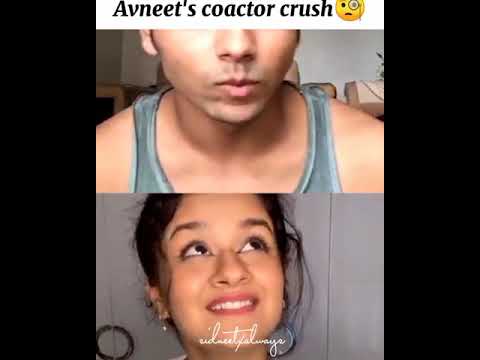 Who is avneets coactor crush sidneetavneet Kaur Siddharth Nigamsidneet vmjust fun vid