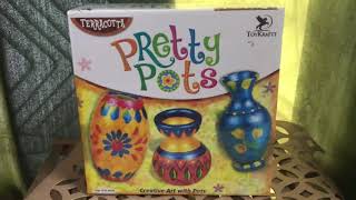 I Tried Painting Pots !! Here is how it went !! Easy and DIY Pot Painting Ideas ! Pretty Pots Review