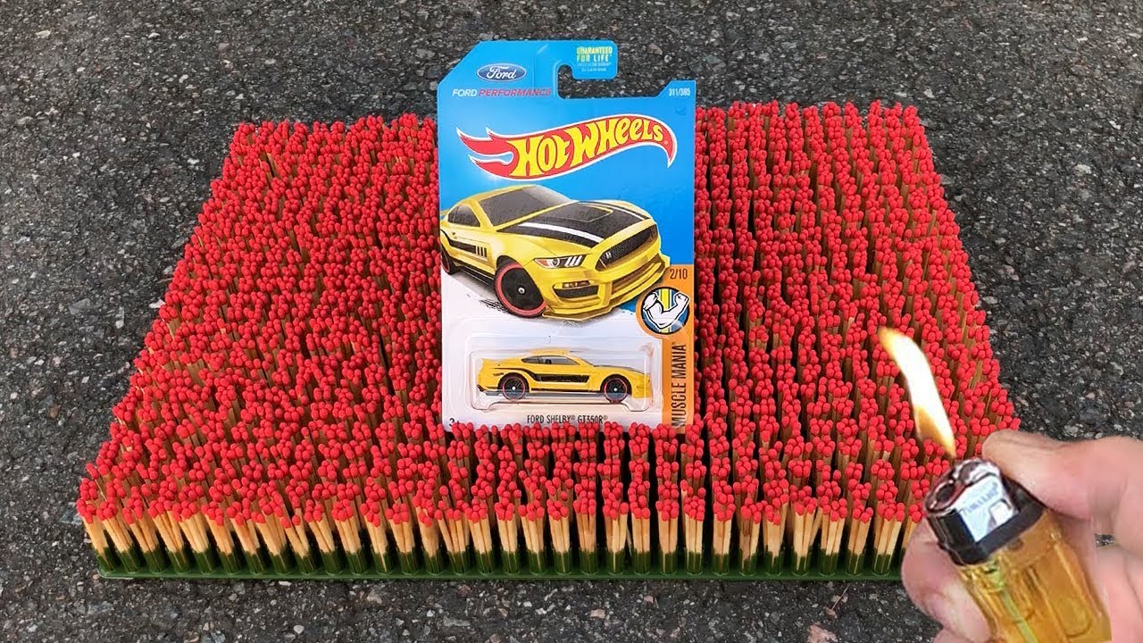 Download EXPERIMENT: 10 000 MATCHES vs Hot Wheels Toy Car !! Amazing Reaction Experiment