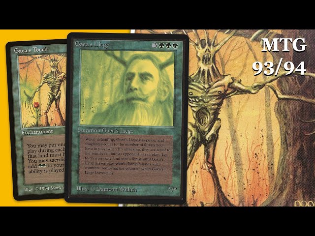 mtg liege cards Magic The Gathering - Creakwood (191/249) you gain 3 life Gaea's Liege MTG - Time