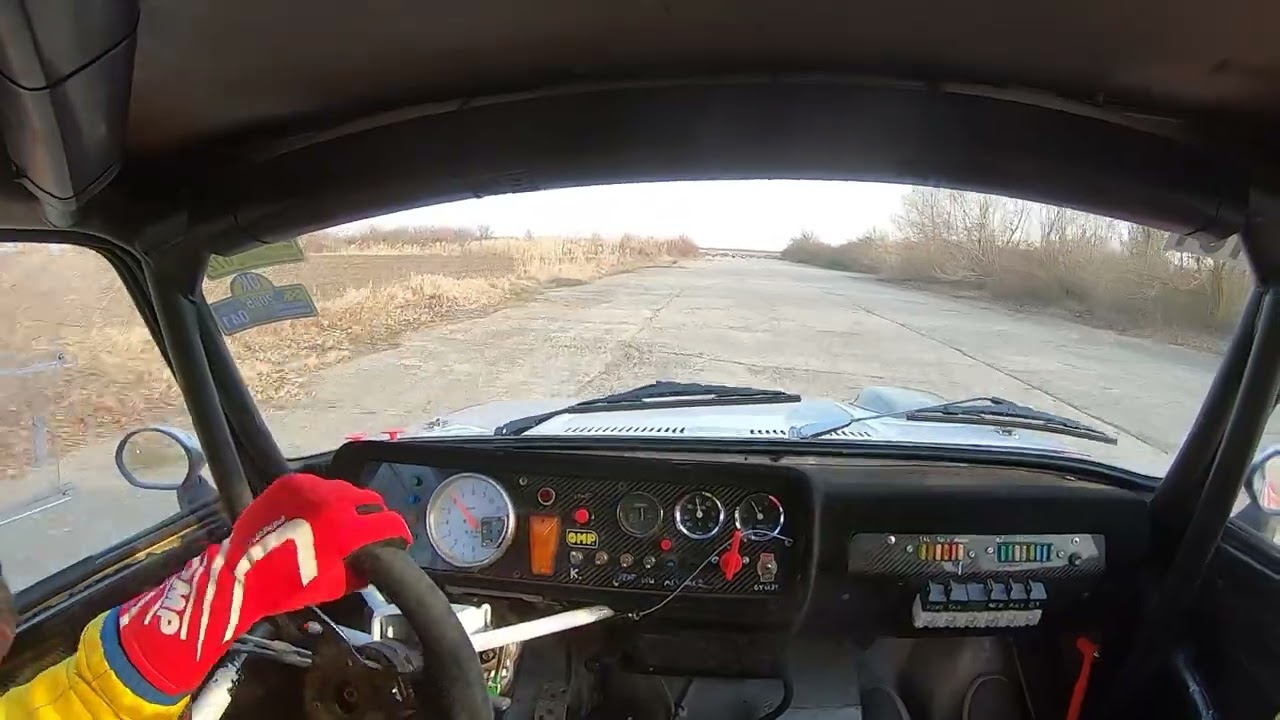 Buzás Dániel Lada 2101 Intercars Rallysprint Tesztverseny Onboard  2025.03.09