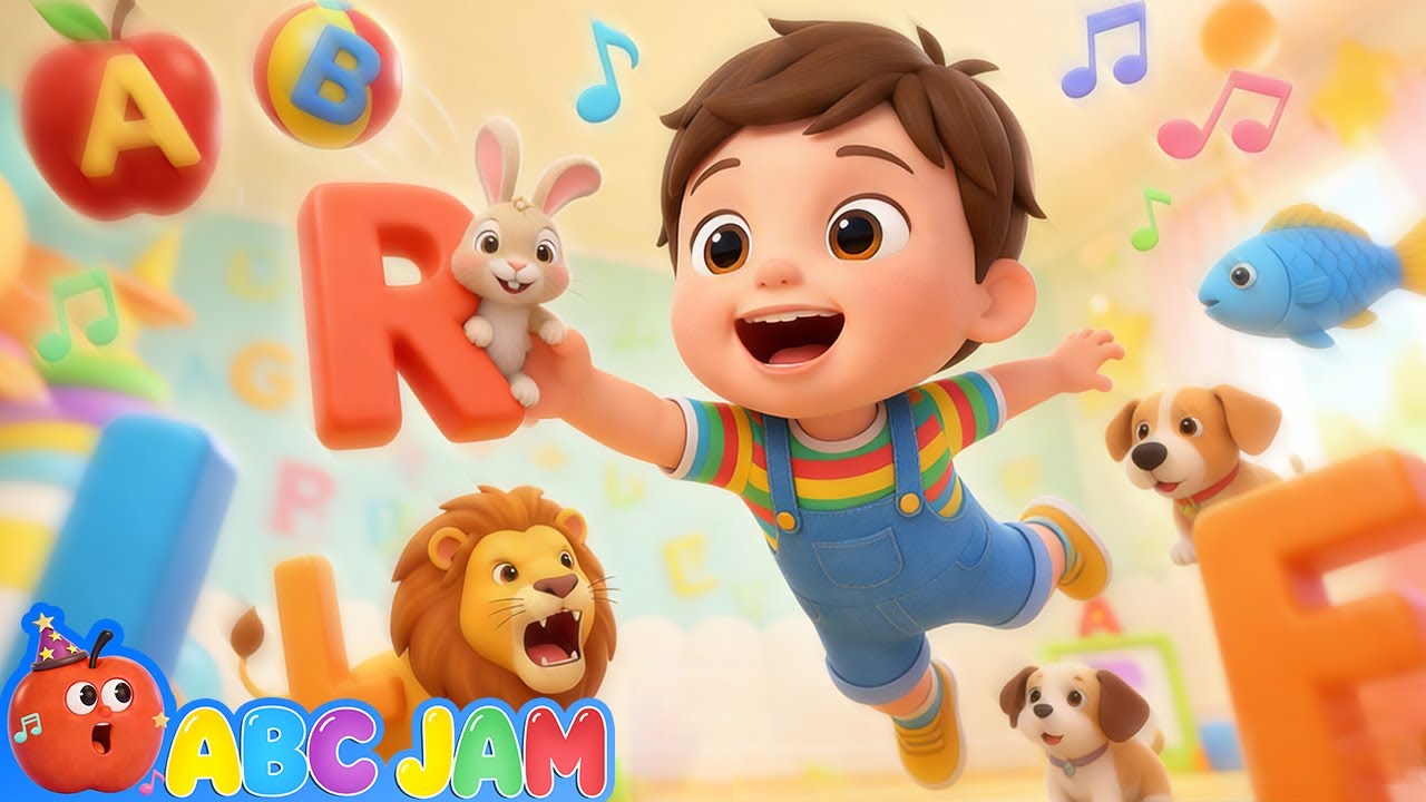 ABC Alphabet Song 🎵 | Learn Letters A to Z with Fun | Kids ABC Jam ...