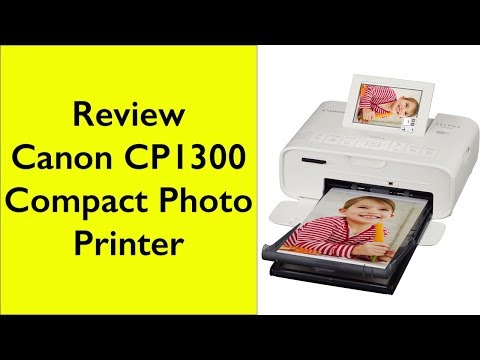 Review Canon CP1300 dye sublimation compact photo printer