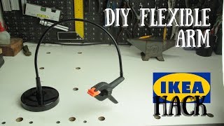 DIY STILL LIFE FLEXIBLE ARM PLAMP - IKEA HACK!