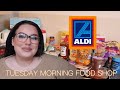 TUESDAY MORNING ALDI FOOD SHOP | what £53 can get you for a family of 4!
