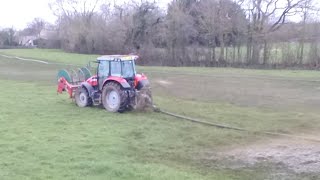 Umbilical slurry spreading, March 2021.