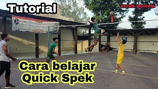 Cara belajar Quick spike untuk pemula || Tutorial voli