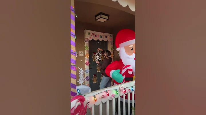 Gingerbread House Front Porch Reveal Christmas Outdoor Decoration Ideas