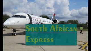 South African Express SA1224 - Hoedspruit  to Johannesburg O.R Tambo - Bombardier CRJ-200 - ECONOMY