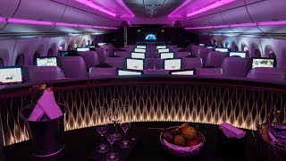 QATAR AIRWAYS A350-900 BUSINESS CLASS | QR841 Phuket - Doha | Flight Review