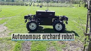 Brutal vegetation luft Autonomous Orchard Robot - YouTube