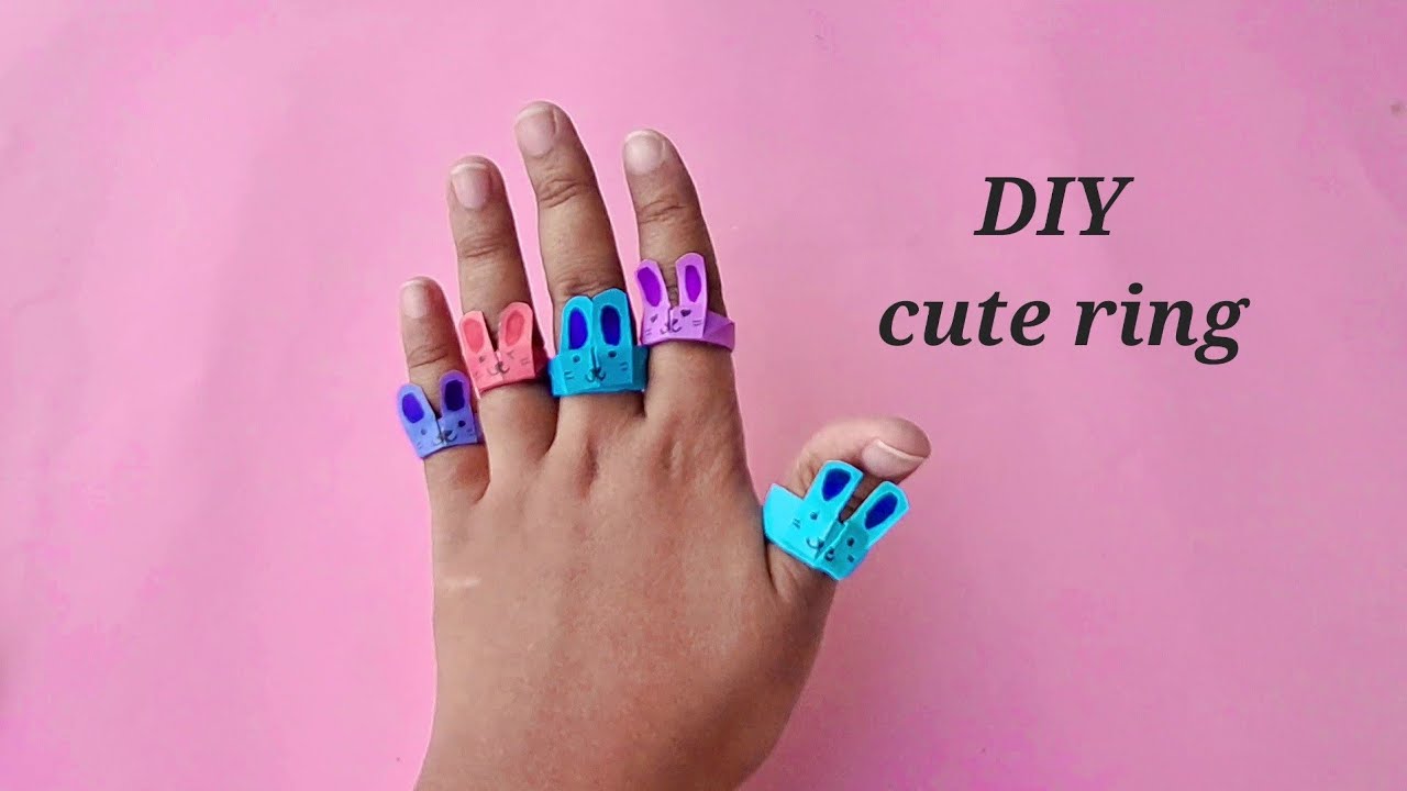 How to make beautiful ring / How to make paper things/paper craft ideas
