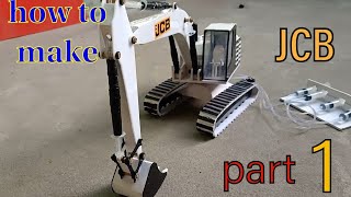 how to make hydraulic jcb with injection |how to make hydraulic jcb from cardboard step by step||Jcb