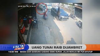 Aksi Jambret Disiang Hari Merampas Tas Berisi Uang Puluhan Juta Milik Wanita - Fakta Terkini