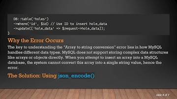 Resolving the Array to String Conversion Error in Laravel for Array Data Insertion