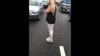 Spiderman and Minion entertain onM6 traffic jam Spiderman and Minion entertain onM6 traffic jam