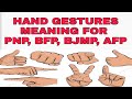 Neuro exam hand gestures, hand/ kamay signs