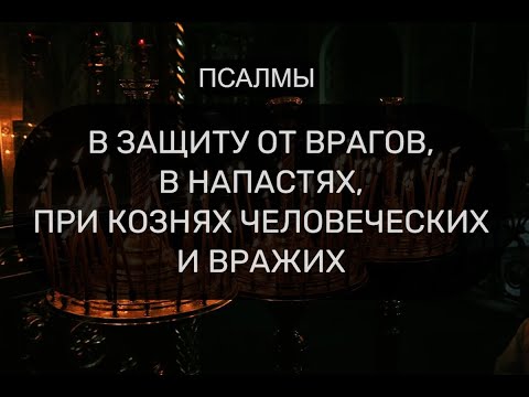 В ЗАЩИТУ ОТ ВРАГОВ И В НАПАСТЯХ. ПСАЛМЫ