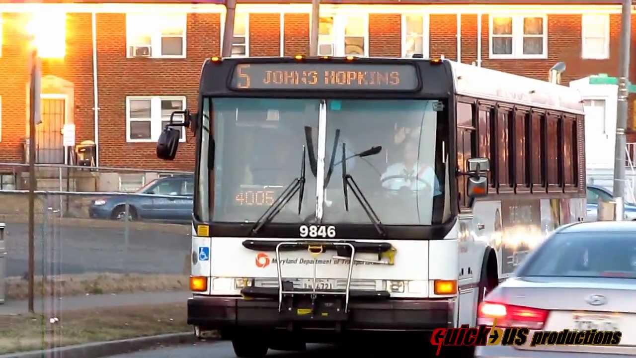 MTA Maryland NABI 416 #9846 on the route 5