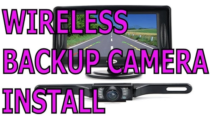 Wireless Car Monitor Backup Camera Rear View Hd - Temu