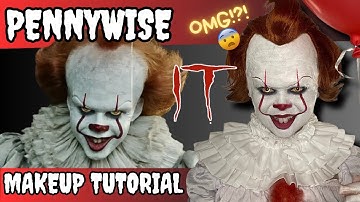 Turning Myself Into PENNYWISE 🎈 (Full SFX Halloween Makeup Tutorial) #PennywiseMakeup #Halloween2025