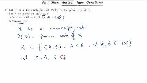 Let X be a non-empty set and P(X) be the power set of X. Let R be a relation on P(X), defined as ARB