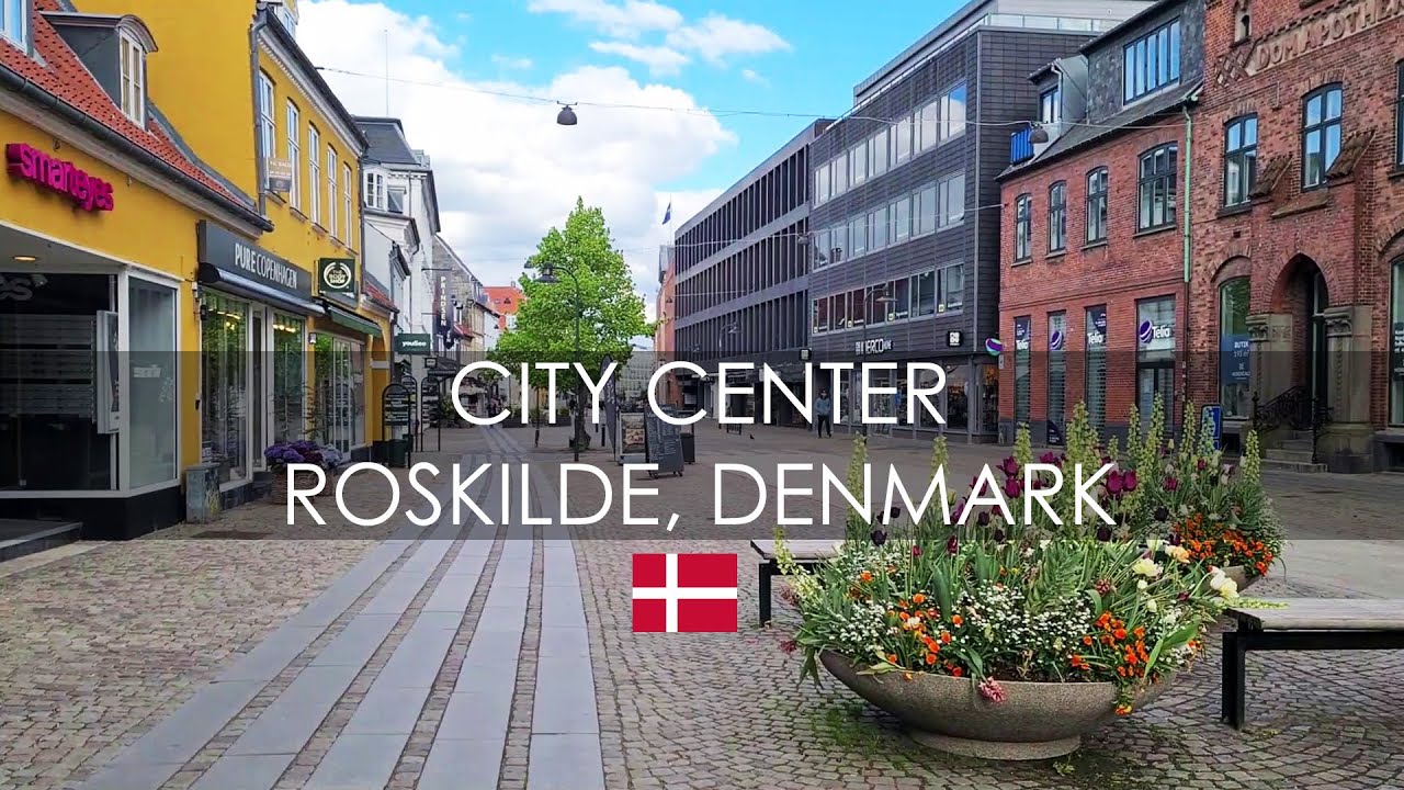 Roskilde Denmark - City Center - Stændertorvet/Algade - may 2021
