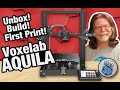 The Voxelab Aquila: Unbox! Build! First Print!