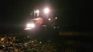 Valtra A82 Plowing/Ploughing At Night 2020 Greece