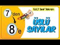 Üslü Sayılar | 7'den 8'e Hazırlık Kampı 2020