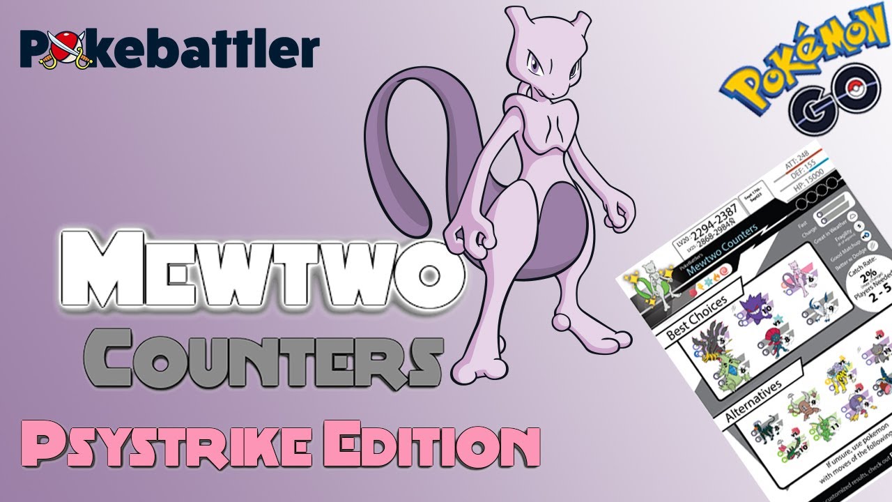 THE SHINY *MEWTWO* COUNTER GUIDE! 100 IVs, MOVESET & WEAKNESS - PSYCHIC  RAID BOSS