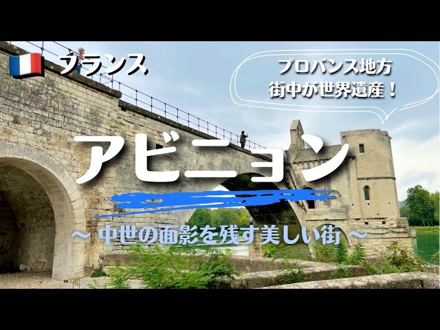 世界一周#46】街中が世界遺産！中世の面影を残すアビニョン街歩きvlog