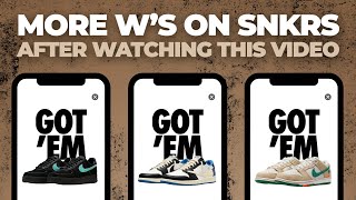 WIN MORE ON THE NIKE SNKRS APP - TIPS AND TRICKS!