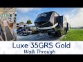 Luxe 35GRS Gold Our Shortest Luxury Fifth Wheel