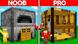 NOOB vs PRO: HIDDEN BASE IN FURNACE vs HOUSE IN CRAFTING TABLE! screenshot 1