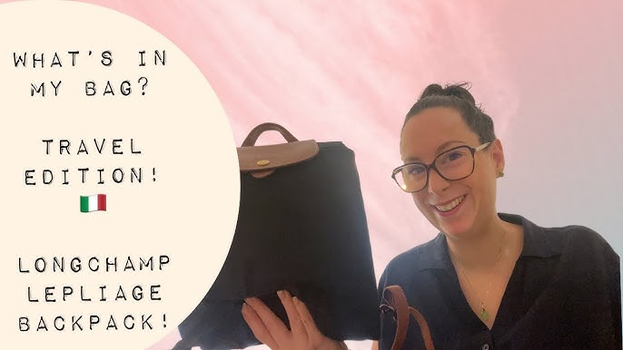 Review: Longchamp Mini Le Pliage Backpack vs Longchamp Le Pliage Backpack -  Elle Blogs