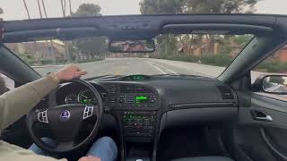 Sports Performance 2004 SAAB 9-3 Aero Convertible drive around