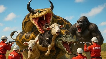 The Most Terrifying Giant Python Attacks Ever Recorded 🐄🔥