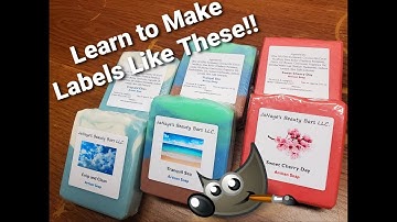 How to Design Labels Using Gimp! | Making Labels For Soap Part 1!