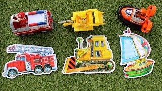Щенячий патруль собираем пазлы Пожарная машина Бульдозер Лодка Paw Patrol puzzle Щенячий патруль собираем пазлы Пожарная машина Бульдозер Лодка Paw Patrol puzzle