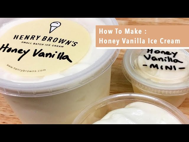 Honey Vanilla Ice Cream Recipe with Whynter ICM-201SB 2.1 Quart Upright Ice Cream Maker