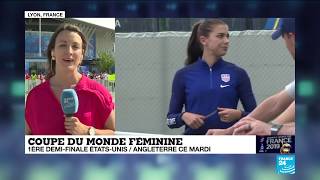 Mondial-2019 : première demi-finale États-Unis/Angleterre