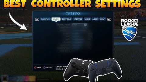 ROCKET LEAGUE BEST Controller Settings | BEGINNER Controller Guide (XBOX/PS4/PC)