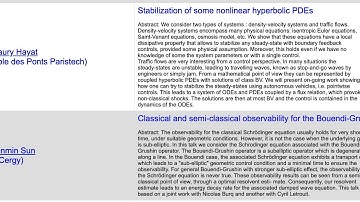 Control in Times of Crisis. Online seminar.  October 13, 2020. Amaury Hayat / Chenmin Sun.